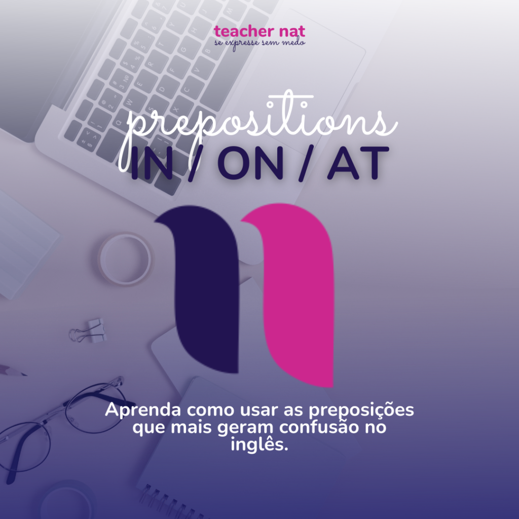 Prepositions in on at english with nat